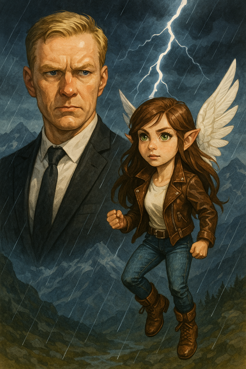 Albert Nestory and Poppy the Pixie